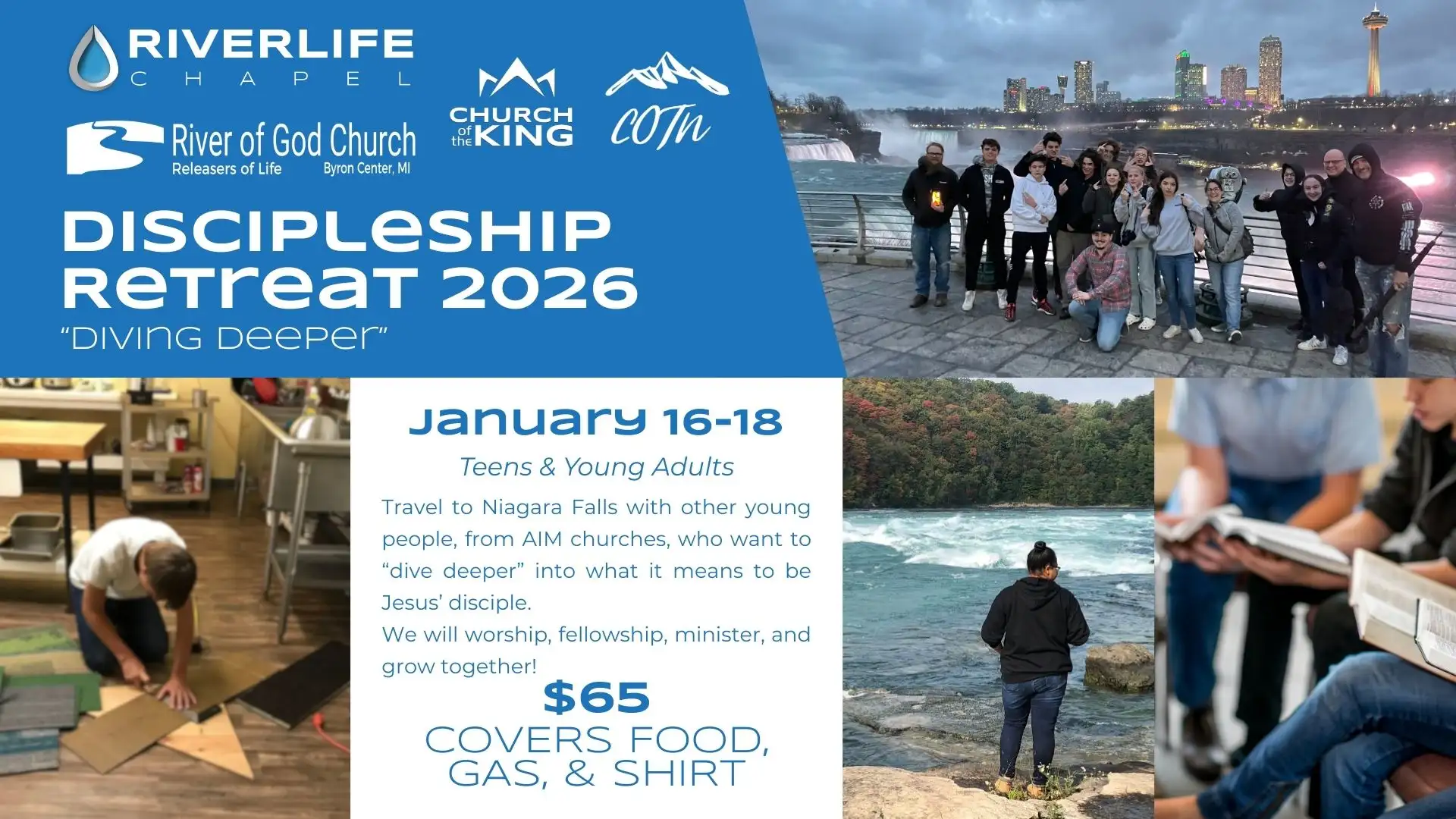 Discipleship Retreat January 16-18