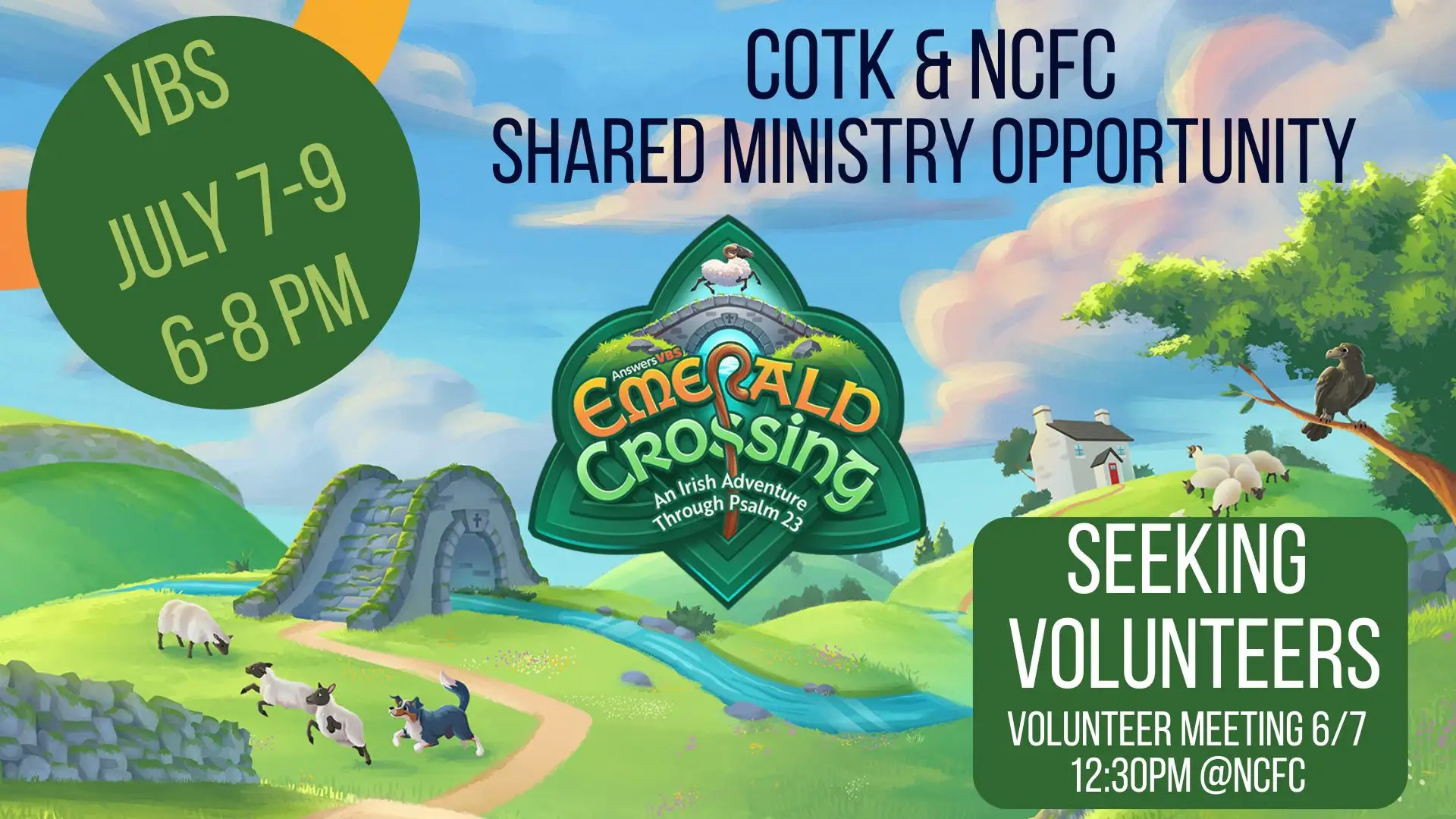 VBS Volunteers Needed!