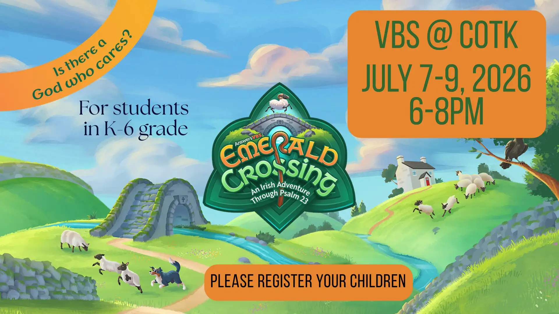 Emerald Crossing VBS July 7-9