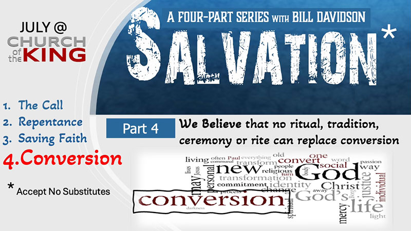 Salvation: Conversion