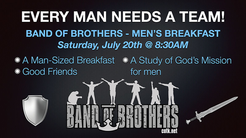 Band of Brothers Breakfast  July 20th