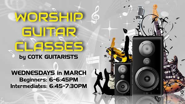 March Guitar Lessons