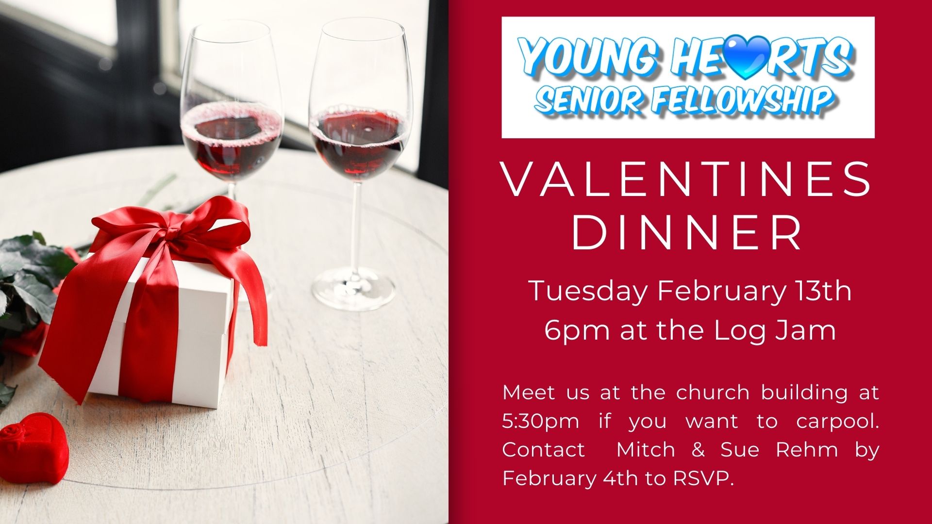 Young Hearts Valentines Dinner