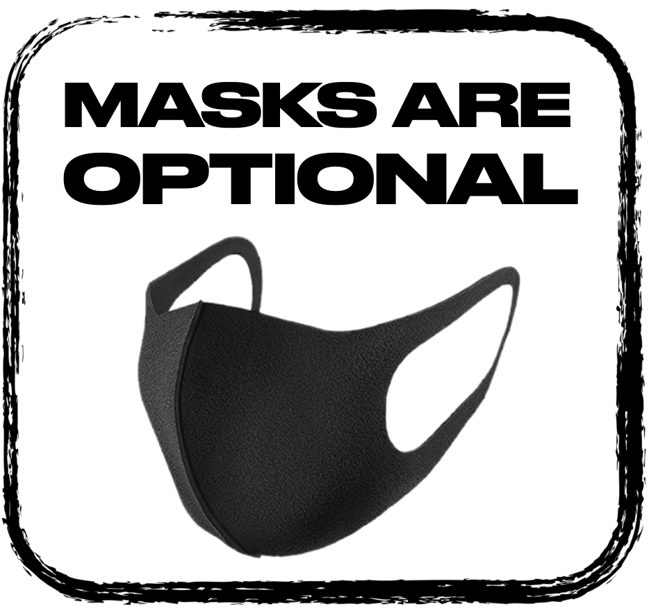 Masks are optional